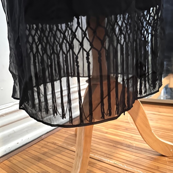 Tahari Black silk evening dress - Picture 3 of 3